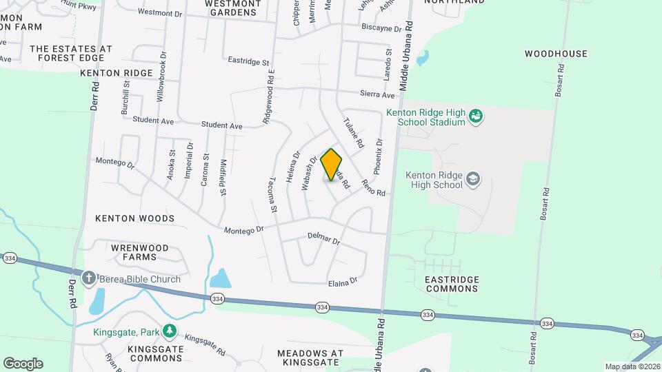 4208 Camelot Dr Map and Location Details