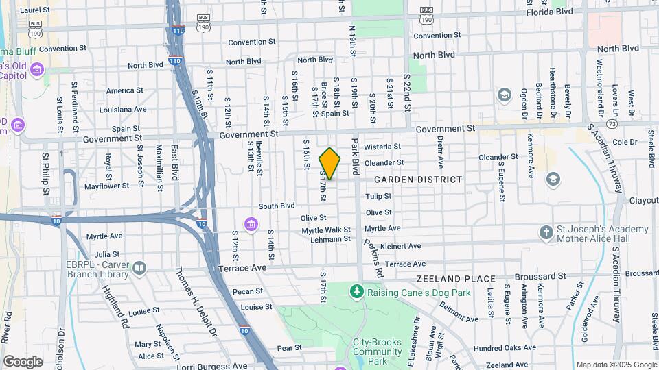 1717 Bynum Ave Mapa y Detalles de la Ubicación