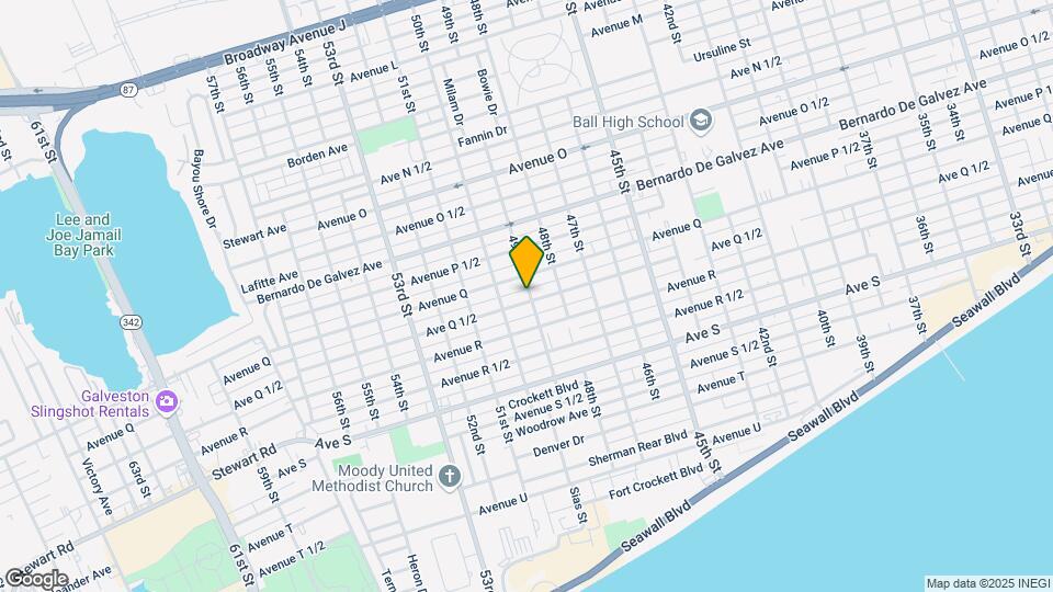 4902 Ave Q 1/2 Map and Location Details