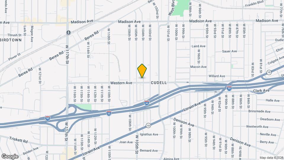 2232 W 104th St Map and Location Details