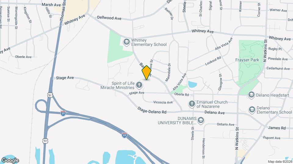 1307 Halcomb Ln Map and Location Details