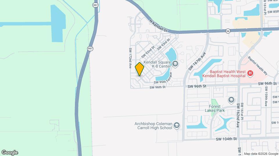 9410 SW 171st Ct Map and Location Details