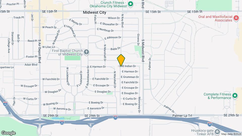 500 E Indian Dr Map and Location Details