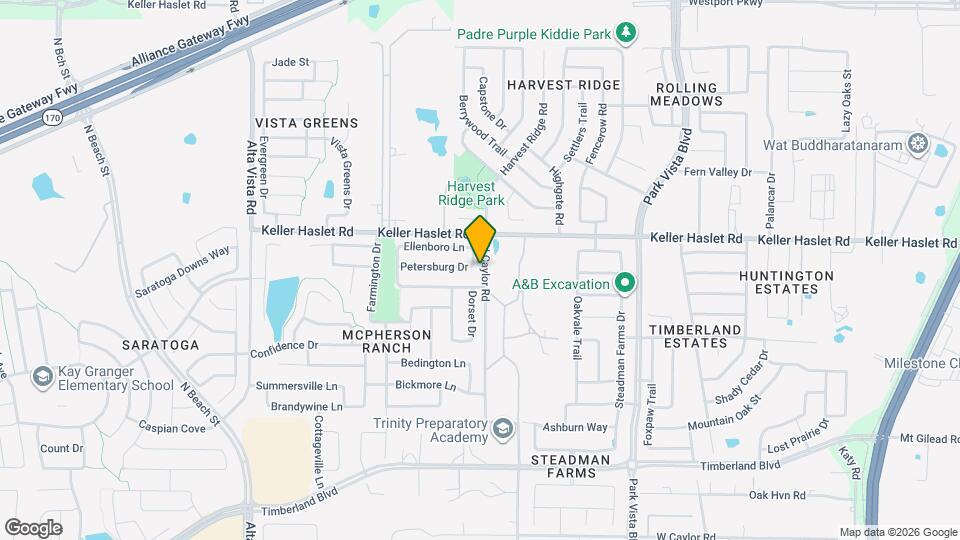 4134 Petersburg Dr Map and Location Details