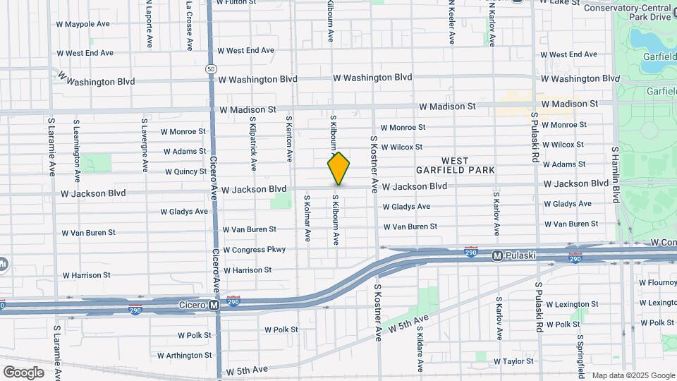 4459 W Jackson Blvd Mapa y Detalles de la Ubicación