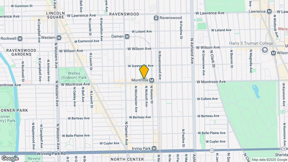 1900-1906 W Montrose Ave Map and Location Details