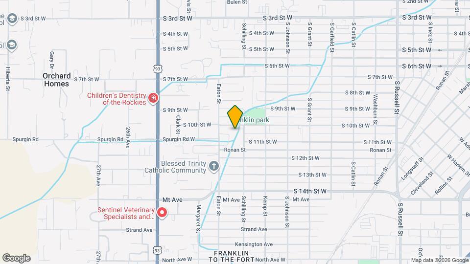 2207 S 10th St W Map and Location Details