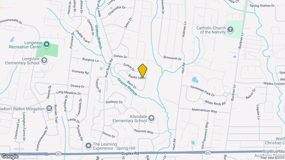 1824 Baslia Ln Mapa y Detalles de la Ubicación