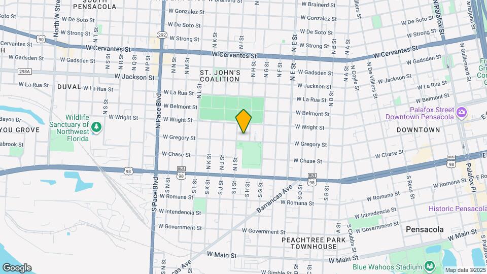 1410 W Gregory St Map and Location Details