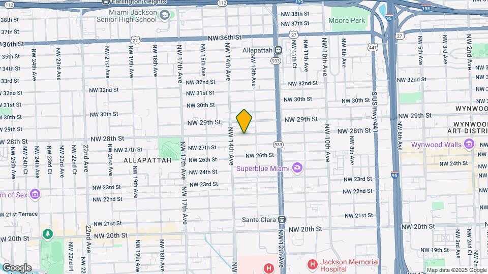 1350 NW 28th St Map and Location Details