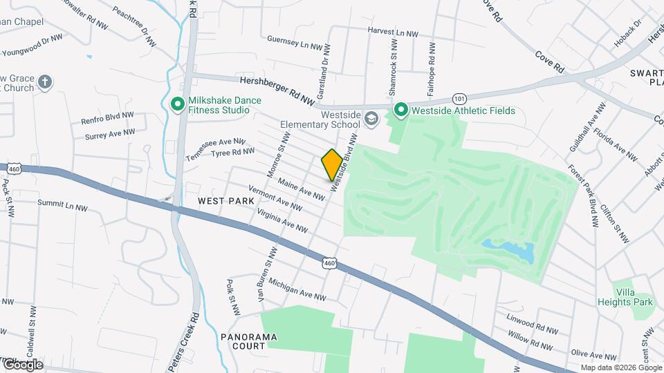 3902 Tennessee Ave NW Map and Location Details