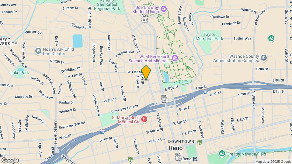 1015 N Sierra St Mapa y Detalles de la Ubicación