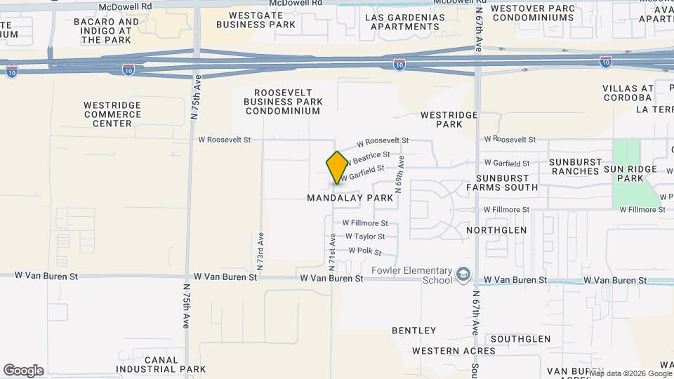 7034 W Villa St Map and Location Details