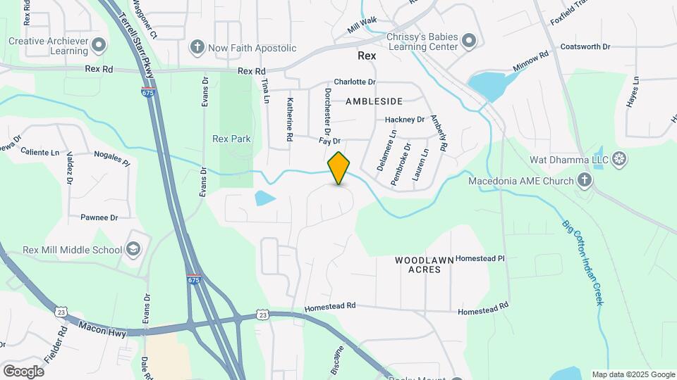 6135 Crooked Creek Dr. Map and Location Details