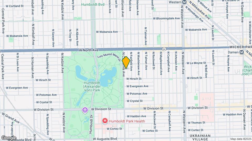1433 N California Ave Mapa y Detalles de la Ubicación