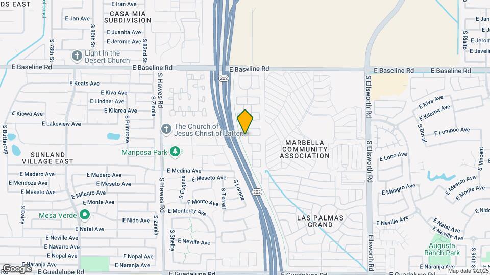 8721 E Lomita Cir Map and Location Details