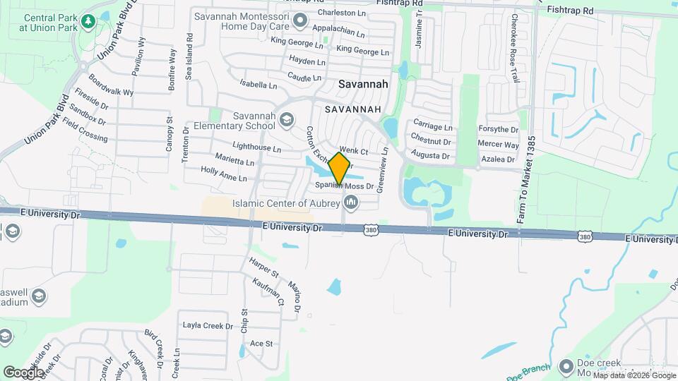 1152 Spanish Moss Dr Map and Location Details