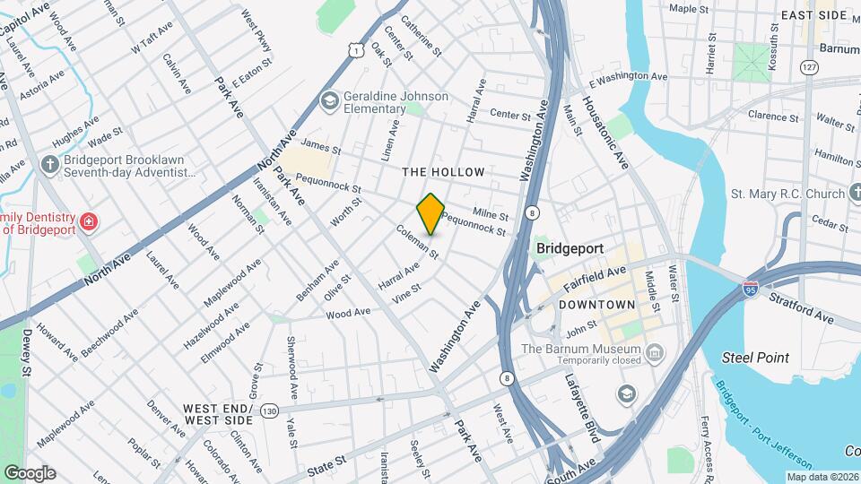 202 Harral Ave Map and Location Details