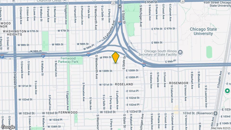 9932 S Lafayette Ave Map and Location Details