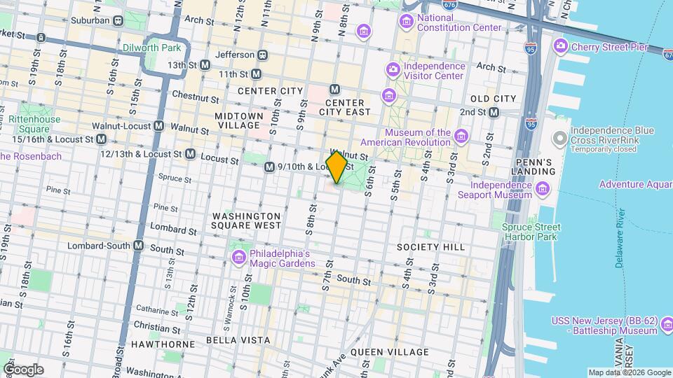 704 S Washington Square Map and Location Details