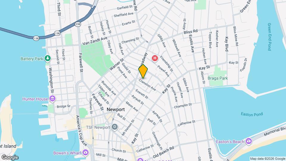 12 Cranston Ave Map and Location Details