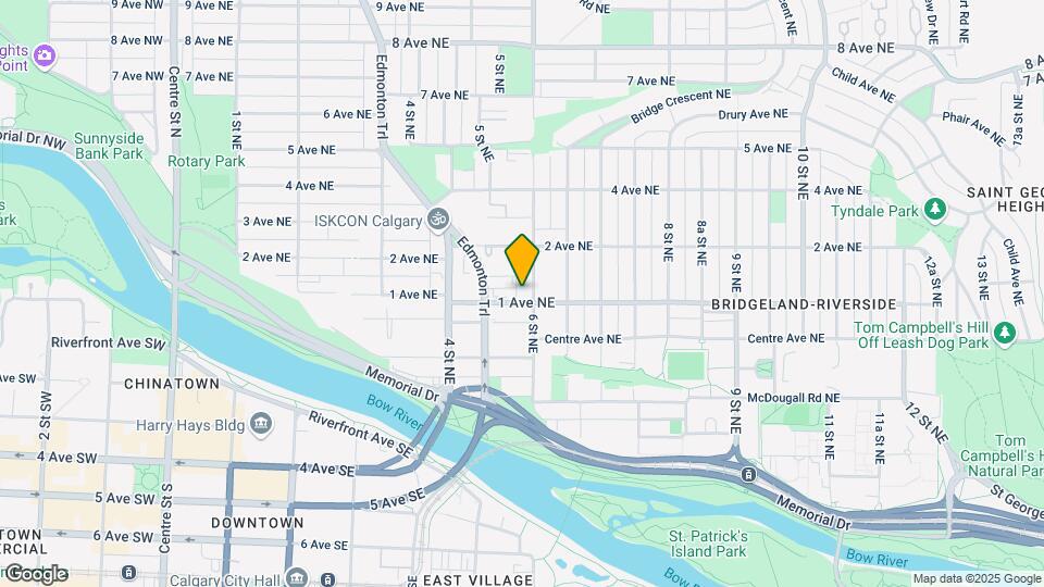650 1st Ave NE Map and Location Details