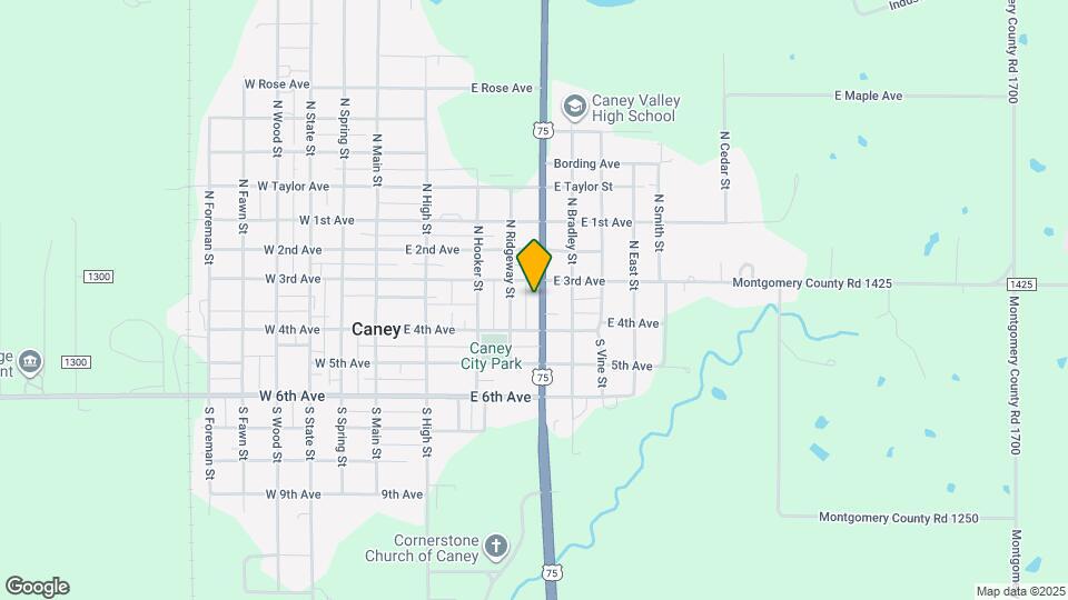 111 N McGee St Map and Location Details