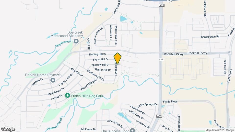 401 Cavanal Hill Dr Map and Location Details