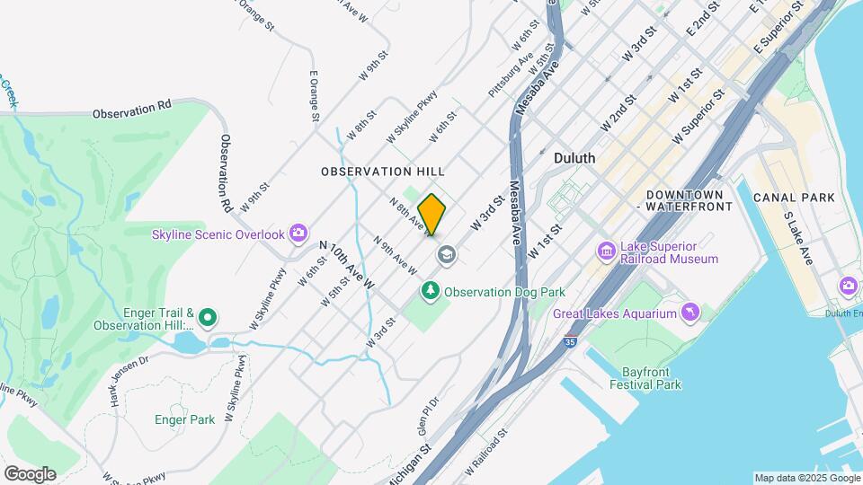 323 N 8th Ave W Map and Location Details