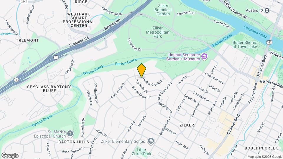 1303 Hollow Creek Dr Map and Location Details