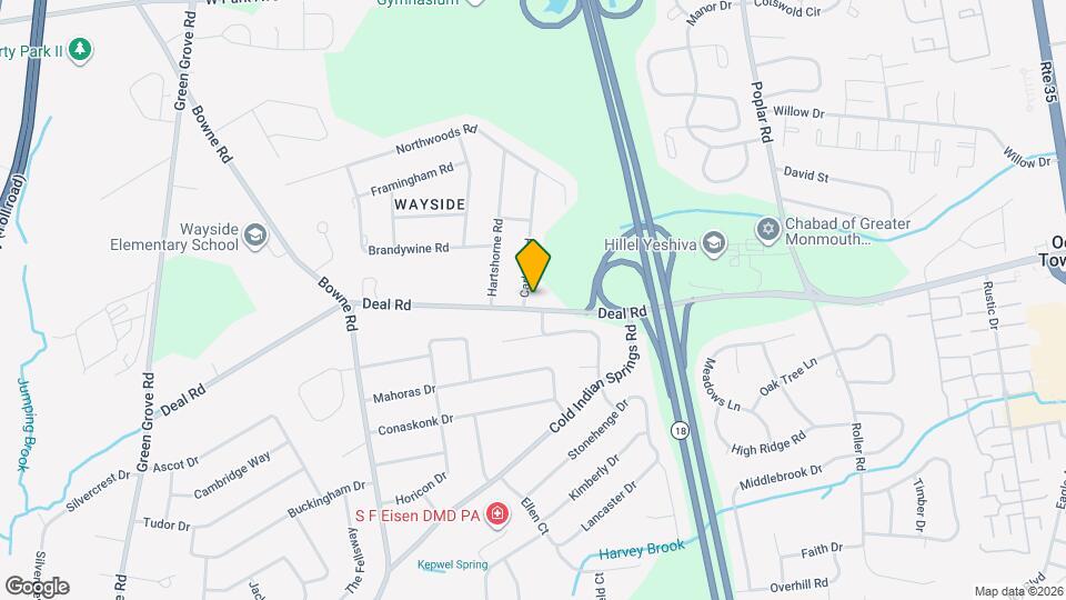 2 Carbury Rd Map and Location Details