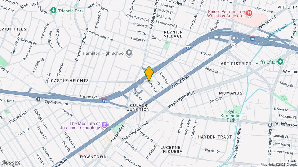 3125 Curts Ave, Unit Studio Map and Location Details