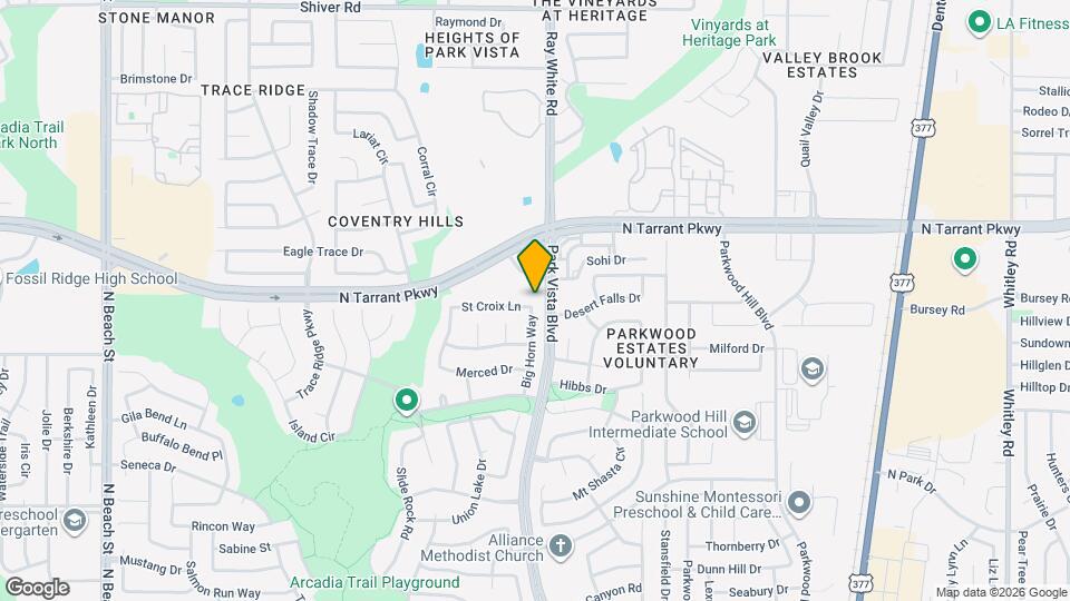 8428 Big Horn Way Map and Location Details