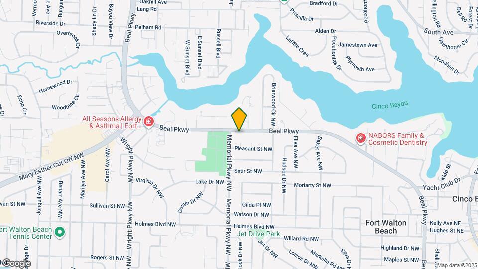 244 Live Oak Ln NW Map and Location Details