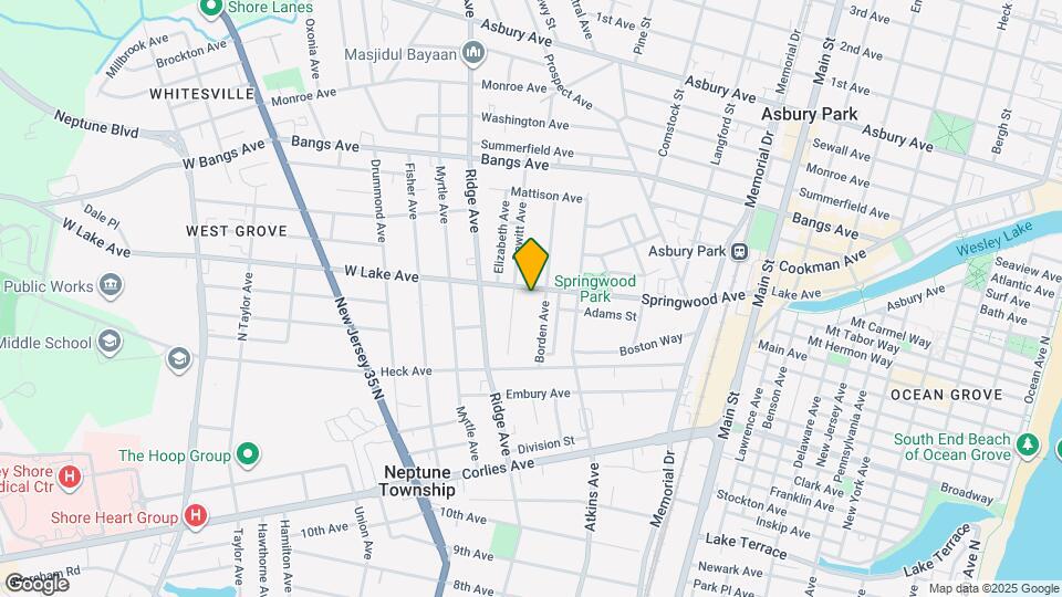 1310 Springwood Ave Map and Location Details