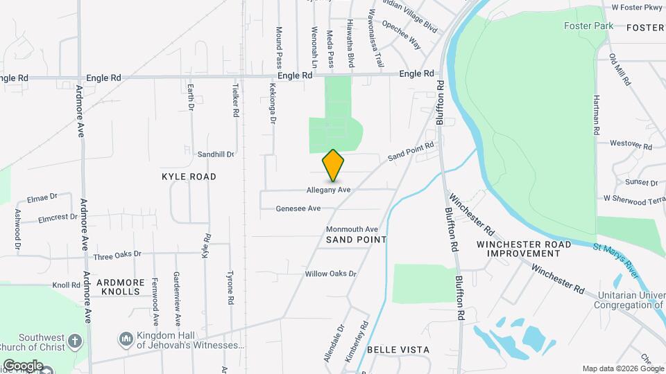 2714 Allegany Ave Map and Location Details