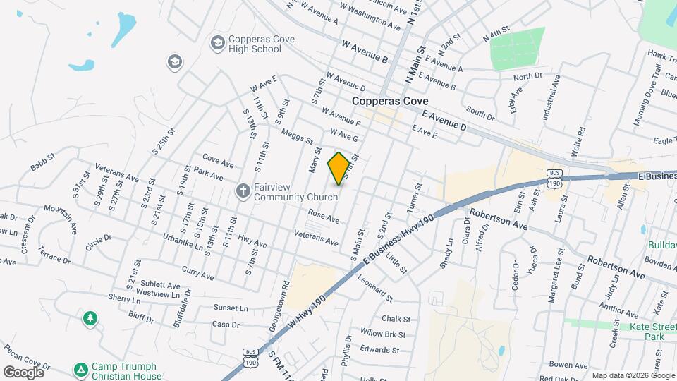 702 S 1st St Map and Location Details