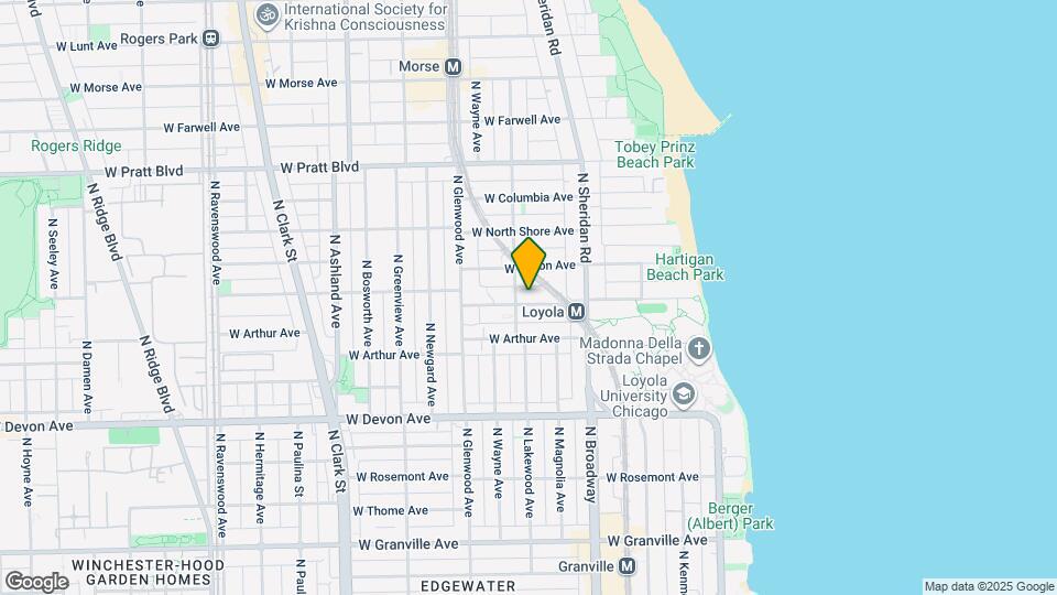 1254 W Loyola Ave, Unit 2 Mapa y Detalles de la Ubicación