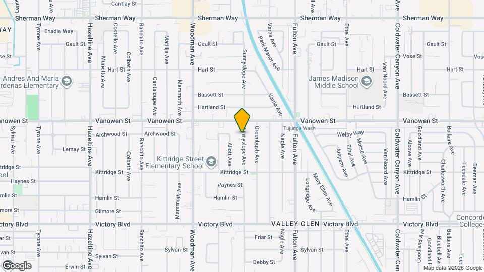 6723 Sunnyslope Ave Mapa y Detalles de la Ubicación
