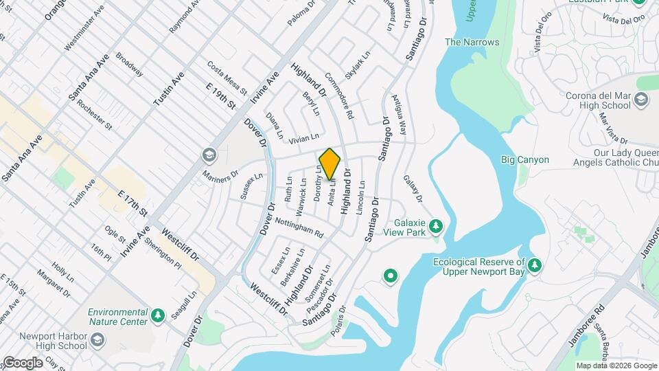 1609 Anita Ln Map and Location Details