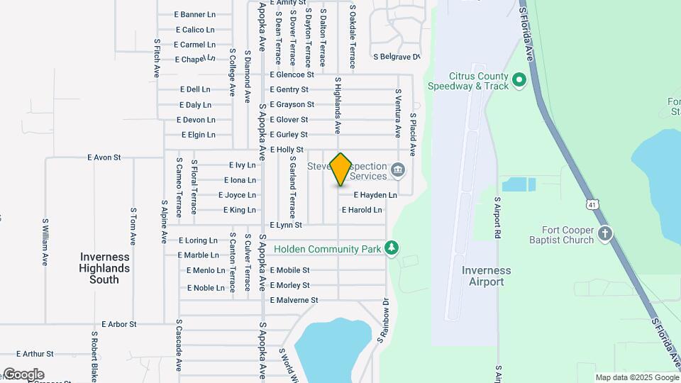 3999 S Highlands Ave Map and Location Details