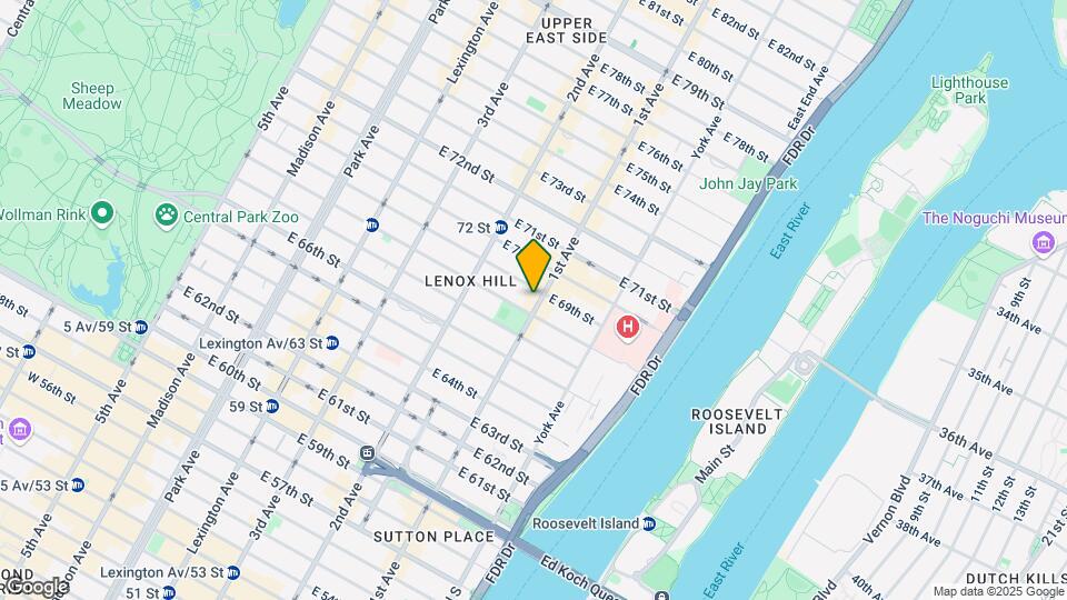 1273 First Ave Mapa y Detalles de la Ubicación