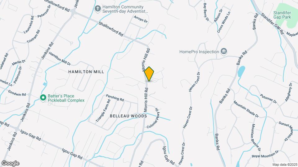2134 Morris Hill Rd Map and Location Details