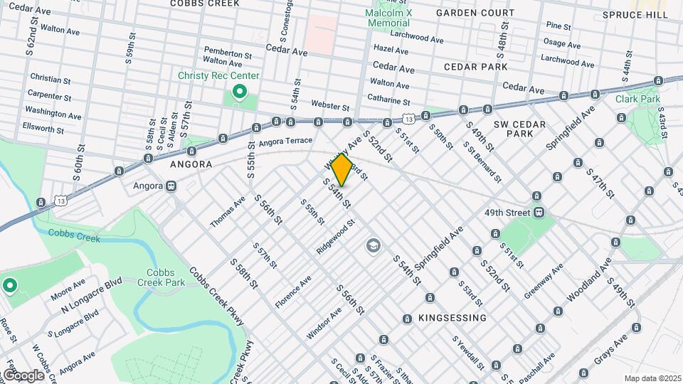 1043 S 54th St Map and Location Details