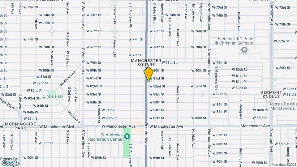 8118 Western Ave Map and Location Details
