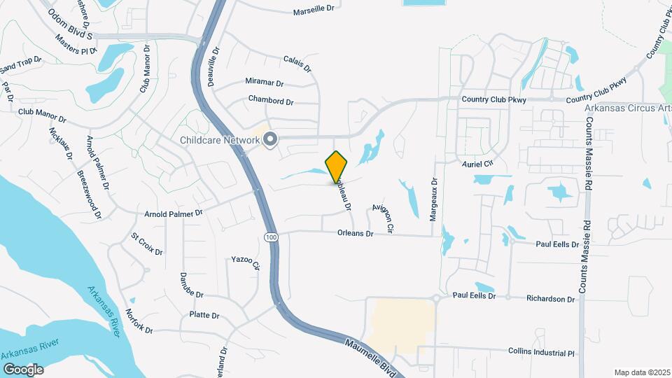 101 Nemours Ct Map and Location Details