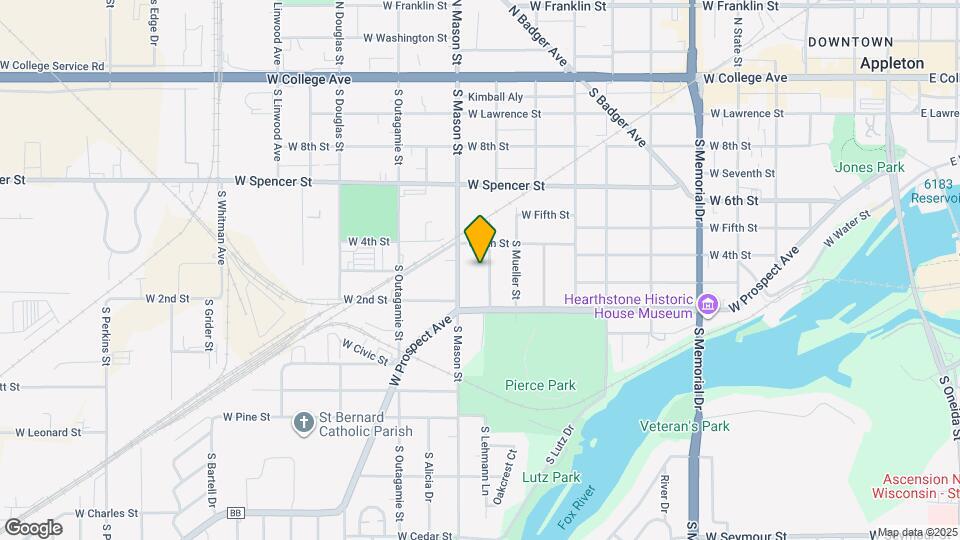 717 S Fairview St Map and Location Details