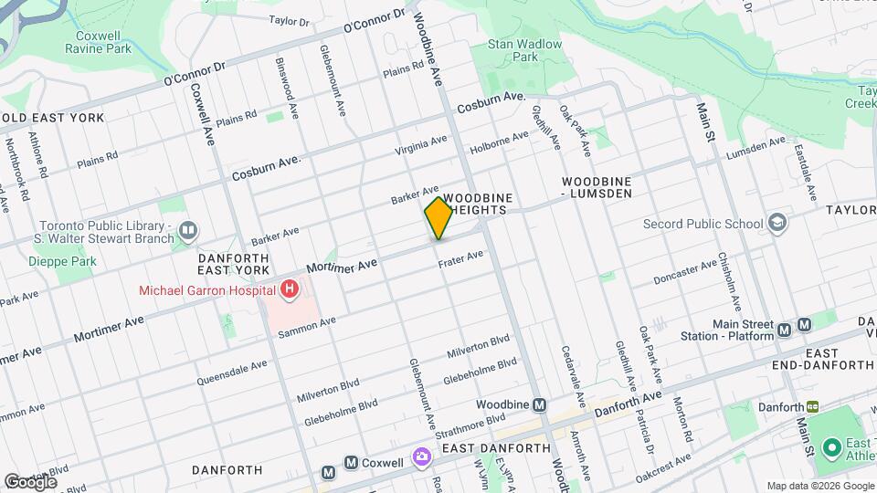 201 Woodmount Ave Map and Location Details