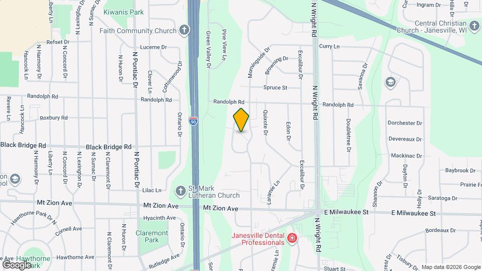 1707 Morningside Dr Map and Location Details