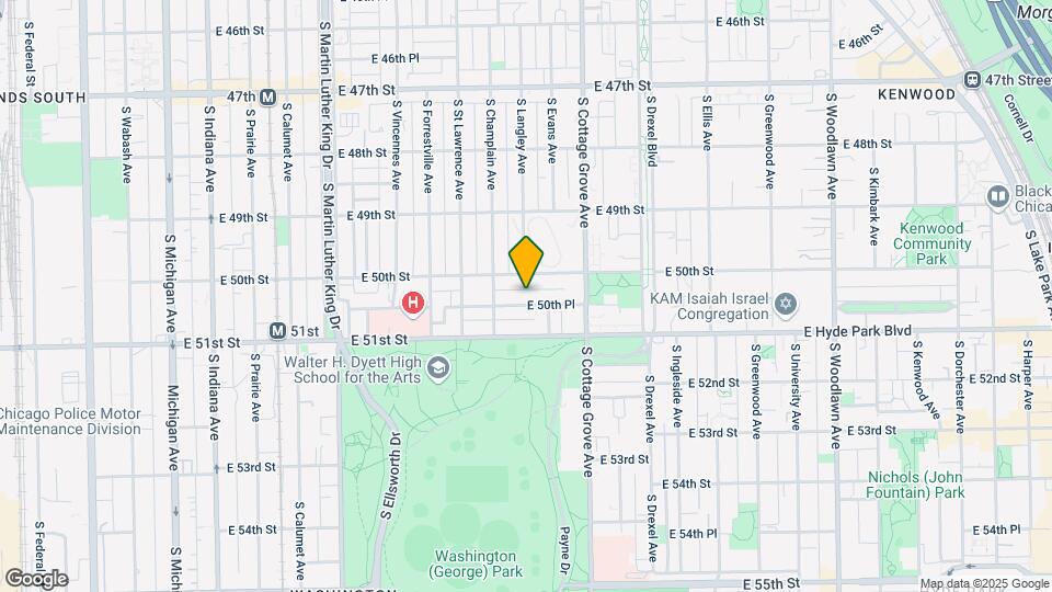 664 E 50th Pl-Unit -666-2 Map and Location Details